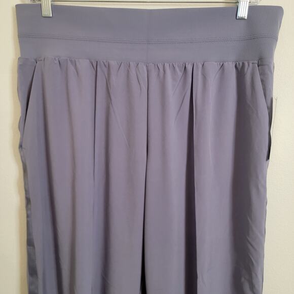 Athleta Nolita Wide Leg Pant Sz 18 NWT $98 Lavender Tempest Violet Athleisure - Picture 5 of 14